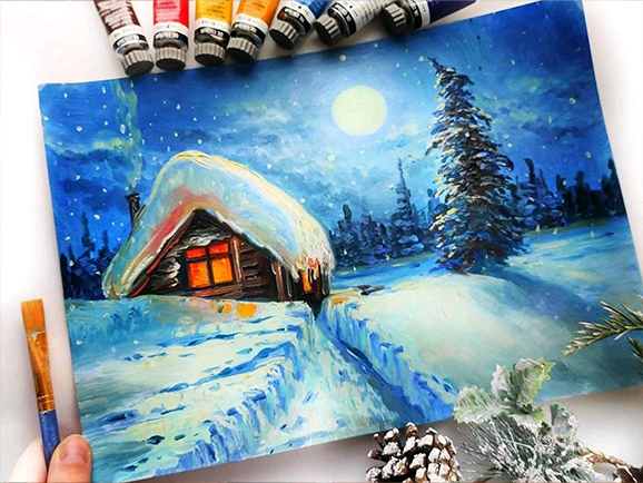 Всероссийский конкурс детского рисунка на тему зимы «Зимние рисунки и картины»